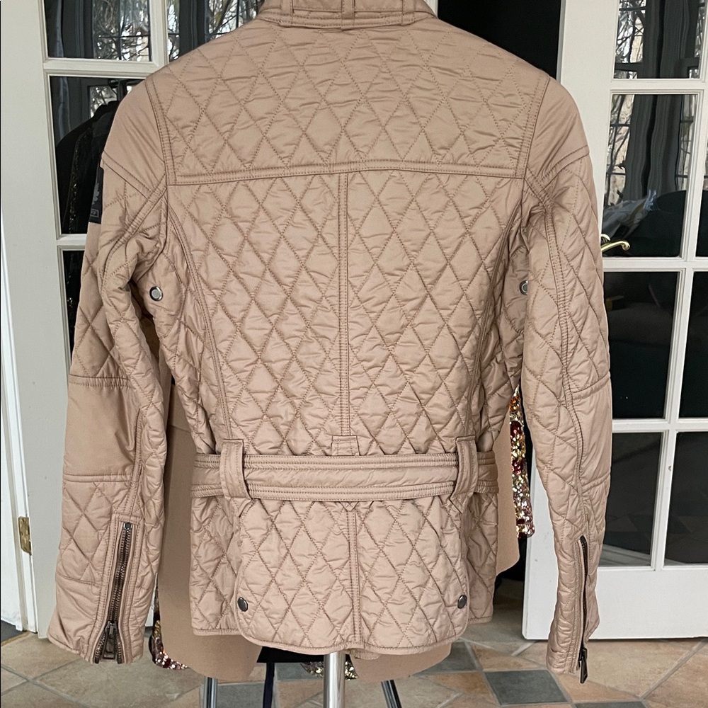 Belstaff Tan Quilted Utility Jacket - Picture 8 of 8